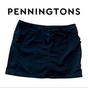 PENNINGTONS JEAN SKIRT - DARK BLUE - SIZE 22